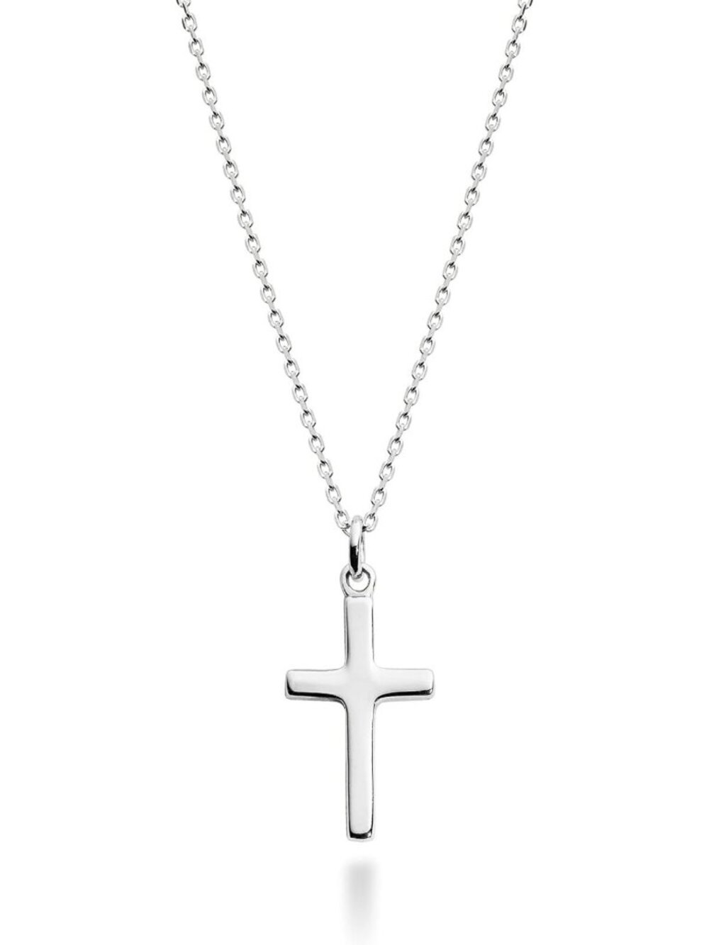 Dainty 925 Sterling Silver Cross Necklace for Women - Elegant Religious Jewelry